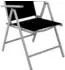 Mojawo Garten-Klappstuhl Aluminium/Textilen silbergrau/schwarz, 6er-Set (MMC5000S)