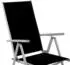 Mojawo Garten-Klappstuhl Aluminium/Textilen silbergrau/schwarz, 6er-Set (MMC5000S)