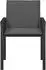 vidaXL Gartenstühle Poly-Rattan schwarz/dunkelgrau, 2 Stk. (42025095)