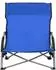 vidaXL Klappbare Strandstühle 2er-Set, Stoff, blau (312488)