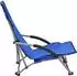 vidaXL Klappbare Strandstühle 2er-Set, Stoff, blau (312488)
