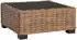 vidaXL GENDT Hocker mit Kissen, Naturrattan (42034394)