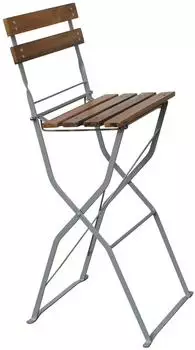 Mojawo Klappstuhl Barhocker Stahl, klappbar, 42x48x107cm