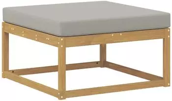 vidaXL Outdoor-Fu&szlig;hocker Polyester, wei&szlig; (901532)