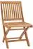 vidaXL Klappbare Gartenstühle mit Kissen, Teak, 6er-Set (3072858)