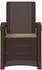 vidaXL Garten-Liegesessel Rattan-Optik braun/taupe PP (8012006)