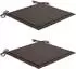 vidaXL Klappstühle mit Kissen, Akazienholz, 2er-Set (3064544)