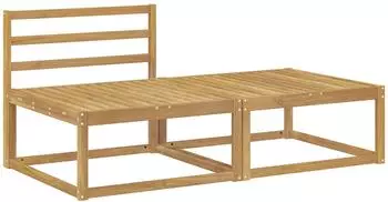 vidaXL Outdoor-Fußhocker Polyester, weiß, 2 Stück (901550)