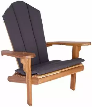 vidaXL Adirondack-Gartenstuhl, massives Teakholz
