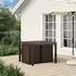 vidaXL Garten-Esszimmerstühle 2er-Set, PP, braun/hellgrau (899996)