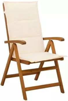 vidaXL Liegest&uuml;hle Garten 8er-Set, Akazien-Massivholz, natur