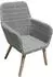 Garden Pleasure RAPALLO Gartensessel 2er-Set, Kunststoffgeflecht, grau (970360-2)