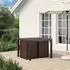 vidaXL Gartenstühle 2er-Set braun PP (899962)
