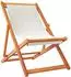 vidaXL Klappbare Strandstühle 2er-Set, cremeweiß, Stoff (3214495)