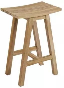 Brafab Keros Barhocker Teakholz, natur