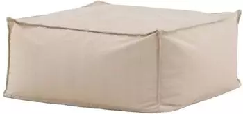 Venture Home Rambo Outdoor-Hocker 85×85cm, beige, Olefin-Bezug