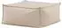 Venture Home Rambo Outdoor-Hocker 85×85cm, beige, Olefin-Bezug