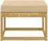 vidaXL Outdoor-Hocker Akazienholz massiv, weiß