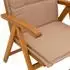 vidaXL Gartenliegen 6er-Set, Akazienholz massiv, natur (3434473)