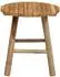 vidaXL Gartenhocker Bambus, natur, Ø38x42cm