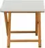 vidaXL Liegestuhl 2er-Set Eukalyptusholz massiv, creme (42024896)