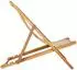 vidaXL Strandliege Teakholz massiv, beige (42032663)