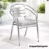 Mojawo Bistro-Stapelstuhl Aluminium, 6er-Set (m537474)