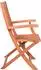 Garden Pleasure Seattle Klappstuhl mit Armlehnen, Eukalyptus, braun, 2er-Set