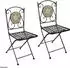 HTI-Living Metallstuhl Marokko 2er-Set
