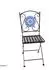 HTI-Living Marocco Gartenstühle 2er-Set, blau, Metall