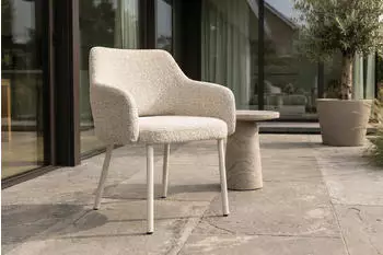 Kawola AMUR Gartenstuhl Textil cremeweiß (KA465350F1)