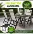 tillvex Gartenstuhl Premium Hochlehner klappbar, beige, Aluminium, 6er-Set (1310-034)