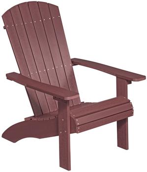 NeuTrends NEG Design Adirondack Stuhl MARCY Westport-Chair Sessel t&auml;uschend echte Holzoptik, wetterfest, UV- und farbbest&auml;ndig grau-braun