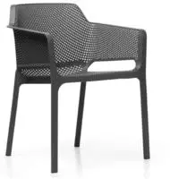 Nardi 403260200006, Nardi - Net Armlehnstuhl, anthrazit Polypropylen