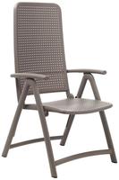 Nardi 4031610000, Nardi - Darsena Relax Klappsessel, tortora Polypropylen