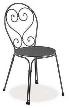 E-MU PIGALLE Stuhl 4er Set 85x45x54cm antikeisen