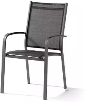 SIEGER Meran Stapelsessel 61 x 57 x 98 cm champagner/mocca