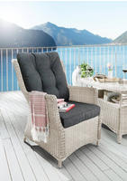Destiny Gartensessel "CASA RELAX" Set, 1 Stk. tlg. Aluminium, Polyrattan, inkl.