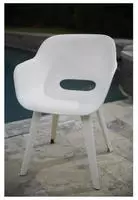 Gartenst&uuml;hle Akola 2 Stk. Wei&szlig; Keter
