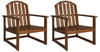 vidaXL Garden Sofa Chairs 2 pcs Solid Acacia Wood (44033)