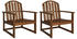 vidaXL Garden Sofa Chairs 2 pcs Solid Acacia Wood (44033)