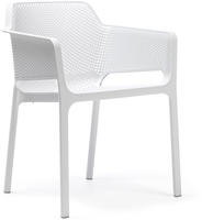 Nardi 403260000006, Nardi - Net Armlehnstuhl, wei&szlig; Polypropylen glasfaserverst&auml;rkt