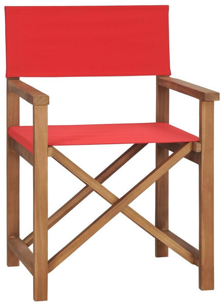 vidaXL Director's Chair Red