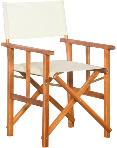 vidaXL Director's Chair White