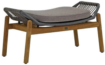 Zebra Möbel Zebra Pollux Loungehocker Aluminium/Teak (AR7325)