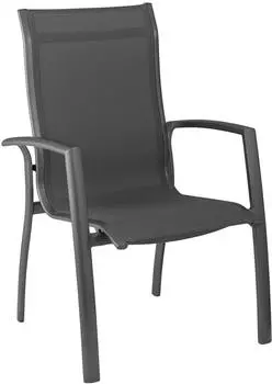 Kettler LEGATO CURVE Stapelsessel anthrazit/anthrazit (0302302-7000)