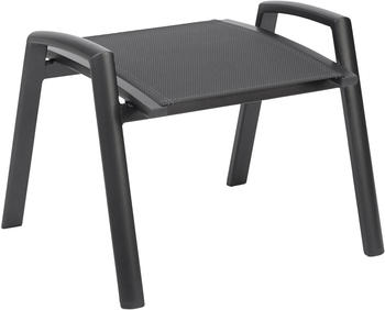 Kettler Legato/Altura Curve Hocker Aluminium/Textilene Dunkelgrau