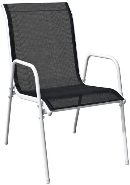 vidaXL Stackable Garden Chairs - 6 pcs