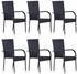 vidaXL Stackable Outdoor Chairs