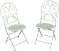 Garden Pleasure Gartenstuhl "Lascar" (Set) 2 Stk.2er Set, Stahl/Textil,...